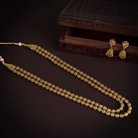 ANTIQUE GOLD NECKLACE NKAGL 012